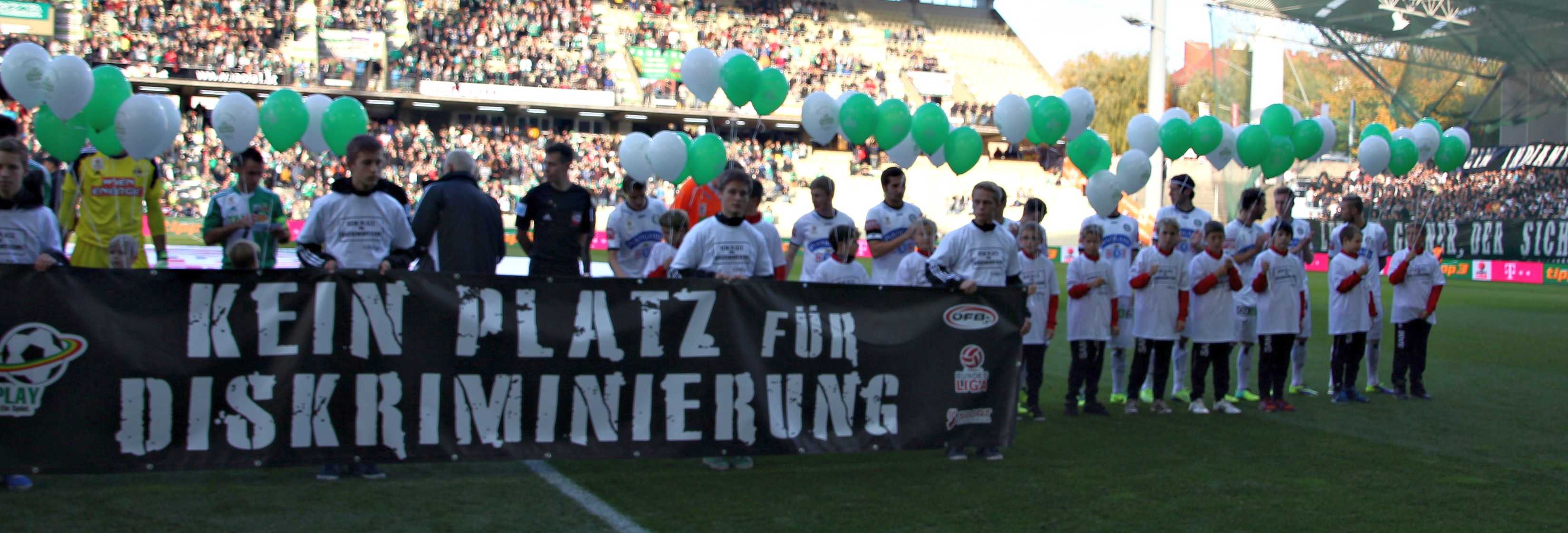 SK Sturm - Kein Platz für Diskriminierung