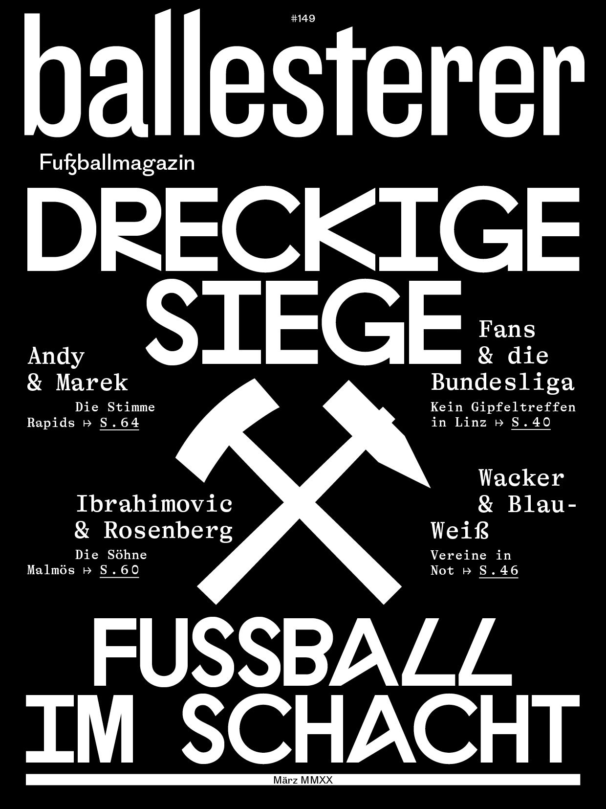 ballesterer 149: Fußball im Schacht