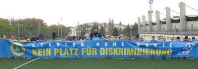"Kein Patz für Diskriminierung" bei First Vienna FC